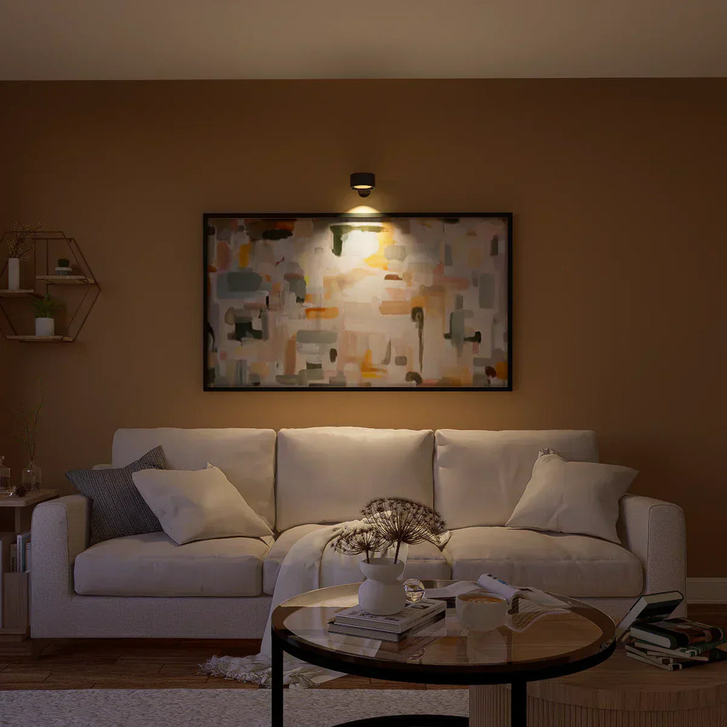 Junips | Spotlight Wireless Wall Lamp - 360° Rotation, Dimmable, Rechargeable Wall Light