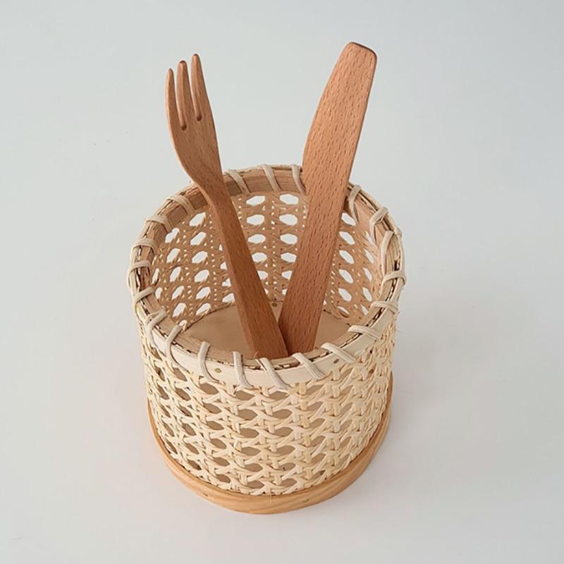 Junips | Rattan-Cutlery-Organizer