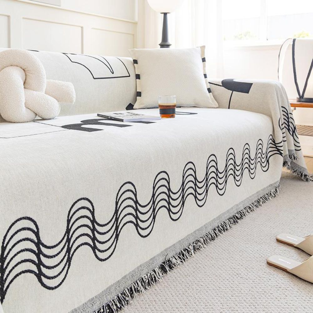 Junips | Ripple Curve Line Flow Sofa Cover