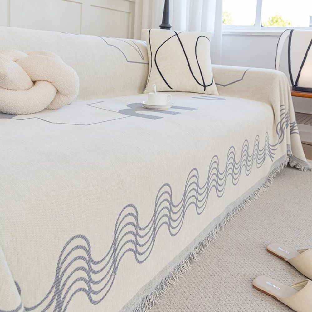 Junips | Ripple Curve Line Flow Sofa Cover
