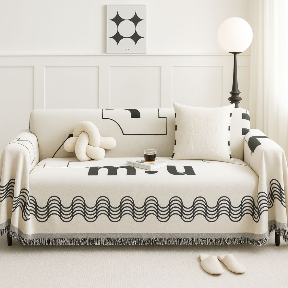 Junips | Ripple Curve Line Flow Sofa Cover