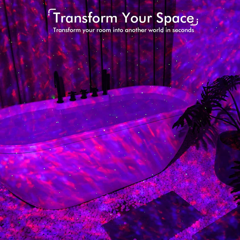 Junips | Star Projector, Galaxy Projector for Bedroom, Remote Control & White Noise Bluetooth Speaker