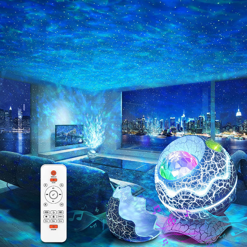Junips | Star Projector, Galaxy Projector for Bedroom, Remote Control & White Noise Bluetooth Speaker