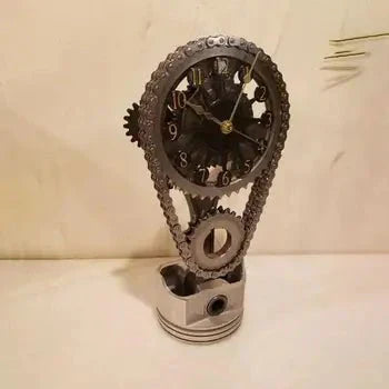 Junips | Watch chain with movement - Silent rotating table clock