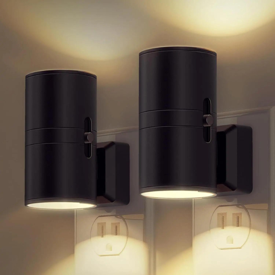 Junips | Dimmable Plug-In Night Light with Motion Sensor - LED Light for Bedrooms, Hallways, and Stairs