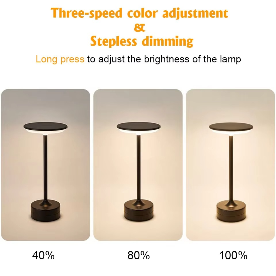 Junips | USB Rechargeable LED Touch Sensor Table Lamp