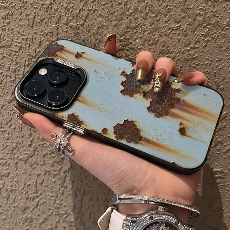 Junips | Industrial Rust Finish Shockproof iPhone Case