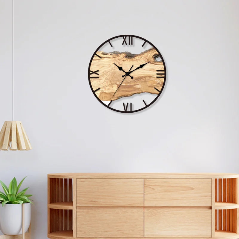 Junips | Silent wall clock made of acrylic and wood