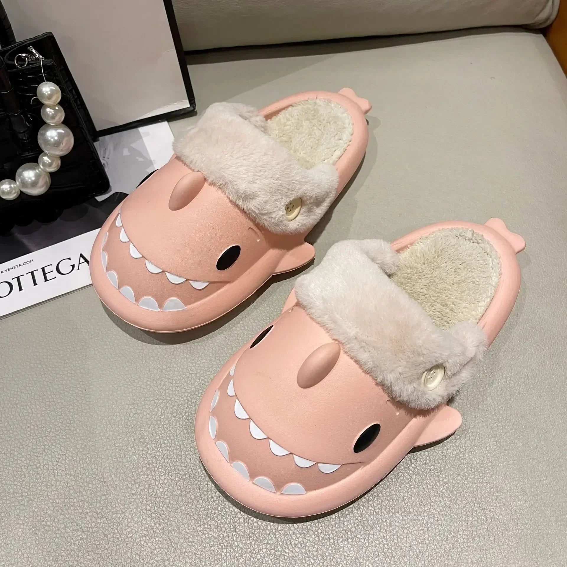 Junips | SharkSlides - Funny Cotton Slippers