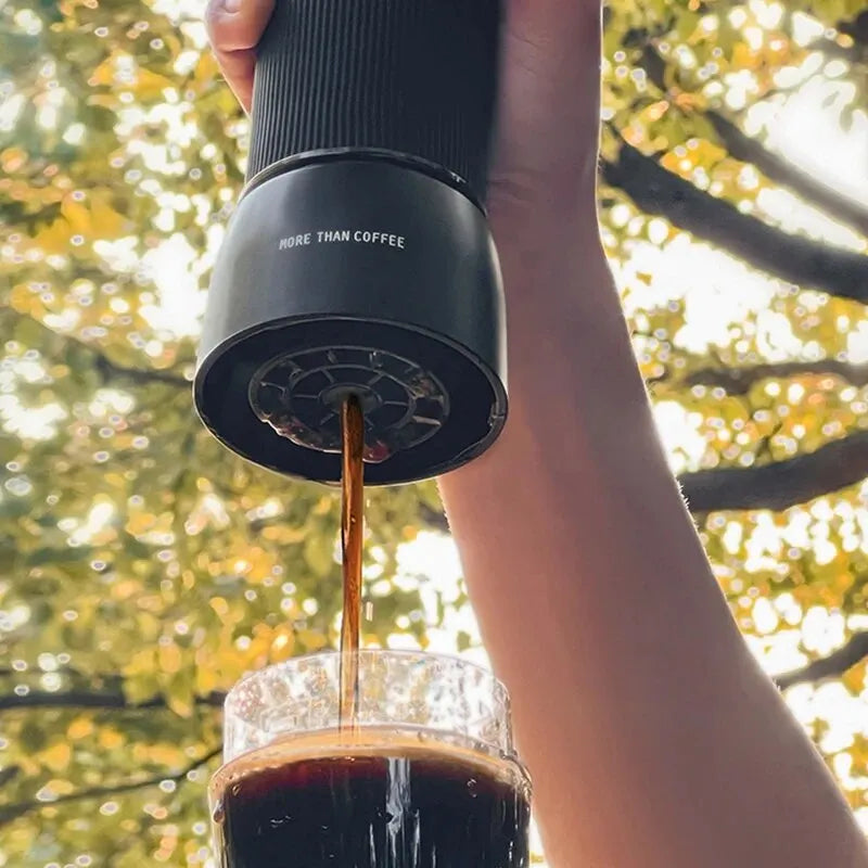 Junips | Portable Coffee Machine 18 Bar, Hand Pressure Operation, ZZUOM CM101, Compact Extraction for Outdoor Camping Travel Use