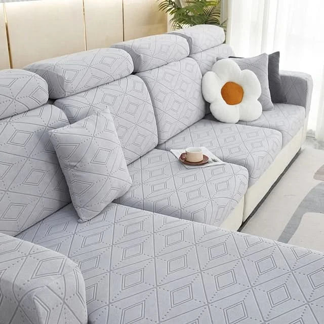 Junips | SlipBliss - Elegant Jacquard Non-Slip Sofa Cover