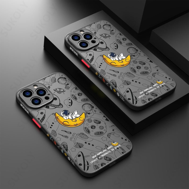 Junips | Space Road Relax Astronaut iPhone Case