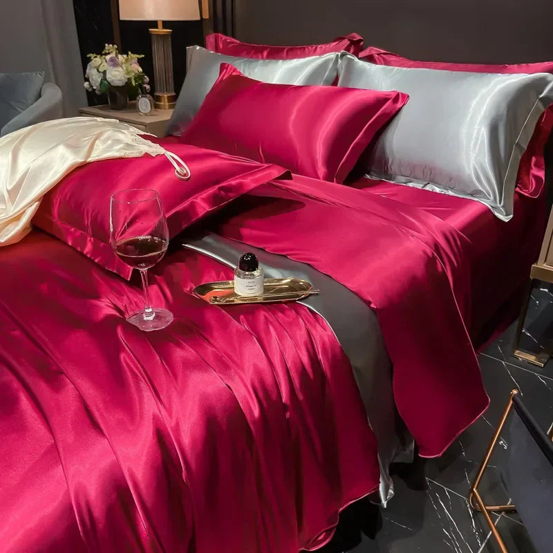 Junips | Luxurious Silk Bed Set