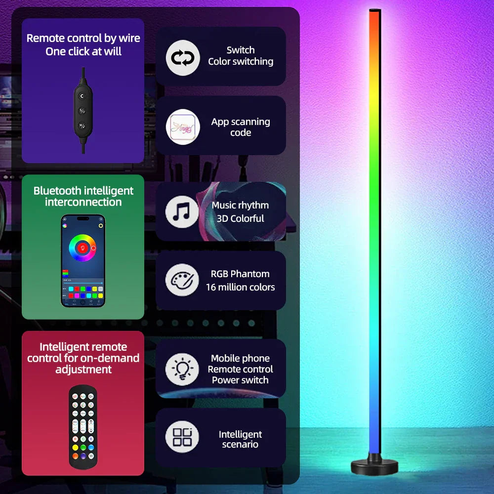 Junips | Smart RGB LED Floor Lamp