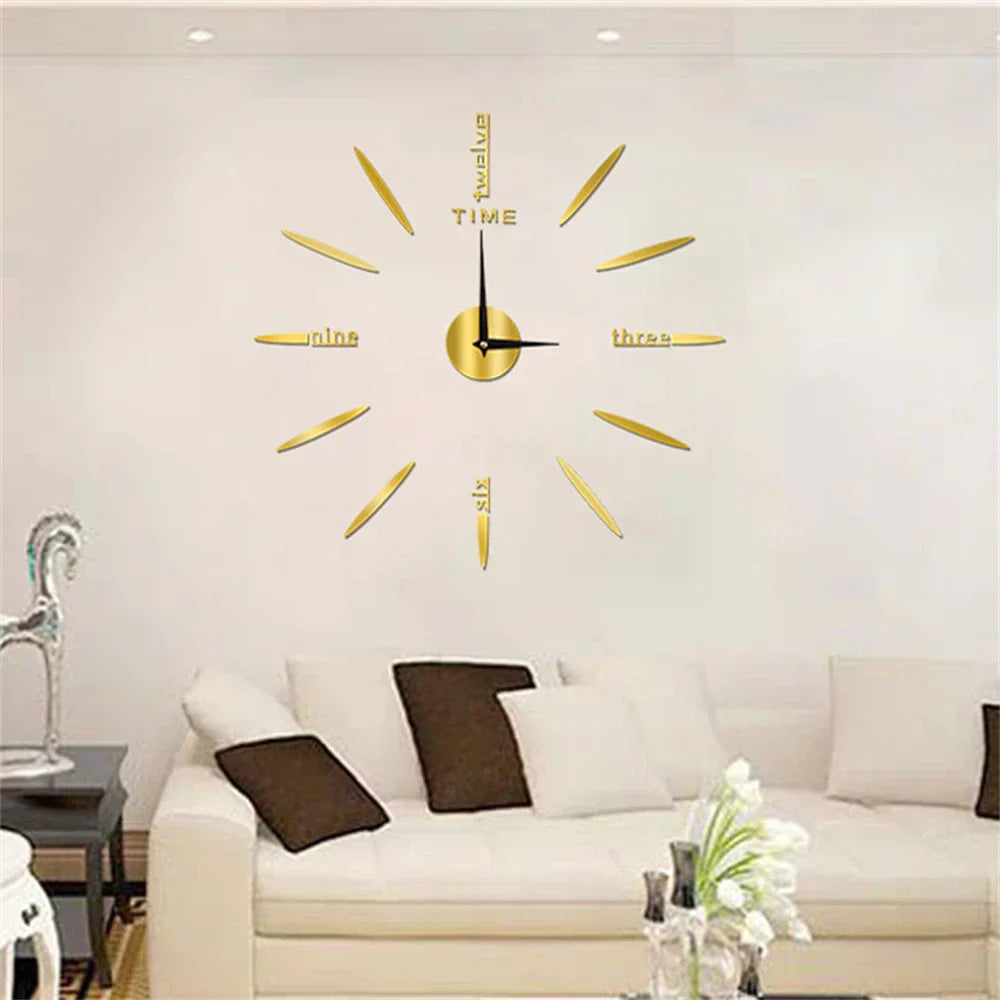 Junips | New large unique style acrylic wall clock