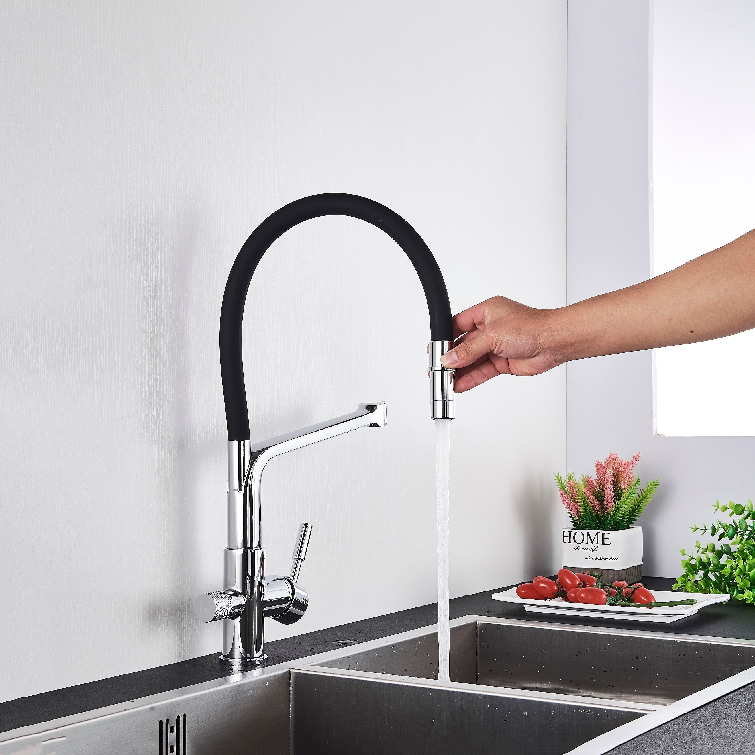 Junips | Double Outlet Drinking Water Faucet Filtered Kitchen Faucets