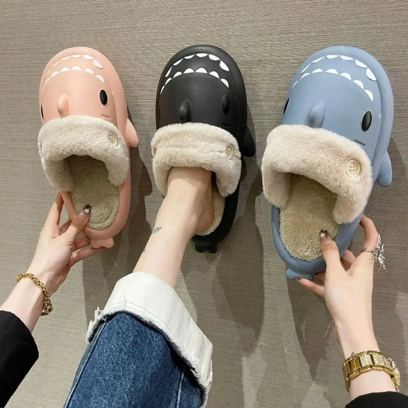 Junips | SharkSlides - Funny Cotton Slippers