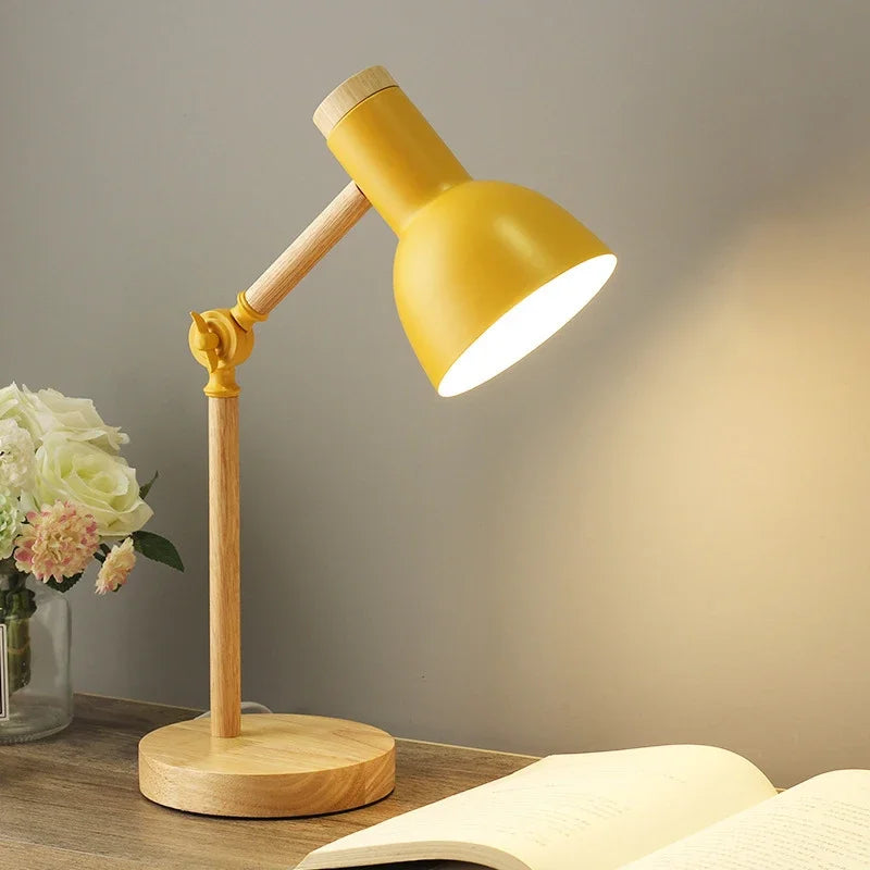 Junips | Wooden Adjustable Table Lamp | Nordic Lighting