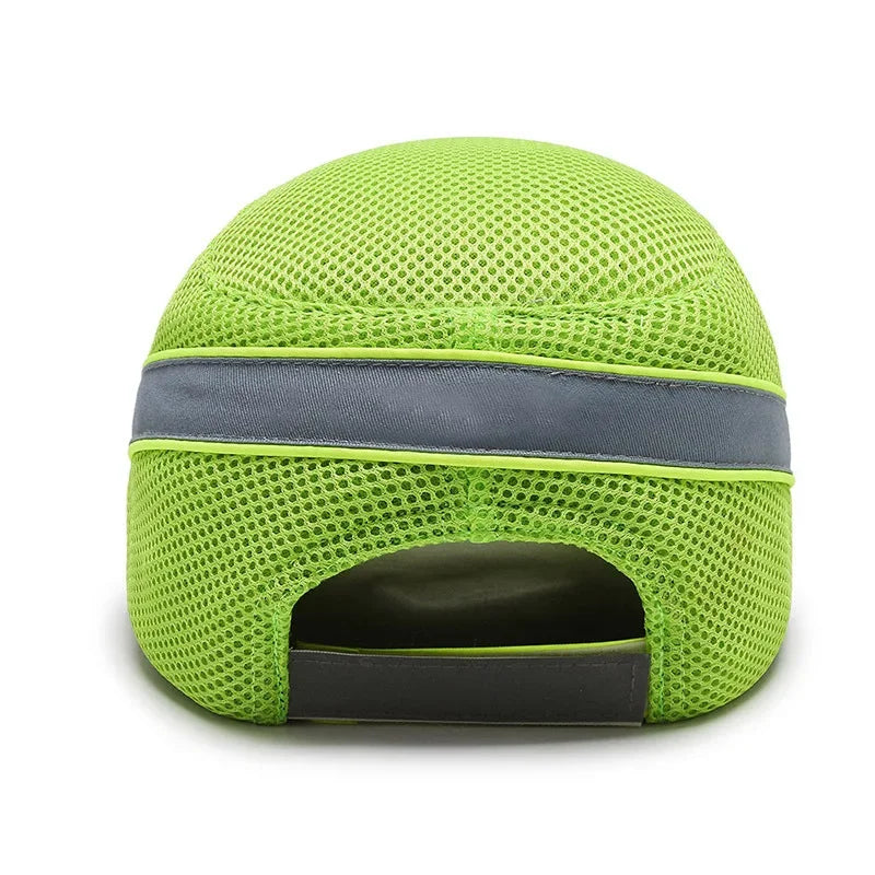 Junips | Red Safety Bump Cap - Helmet with hard ABS inner core for head protection at home, work, and factory