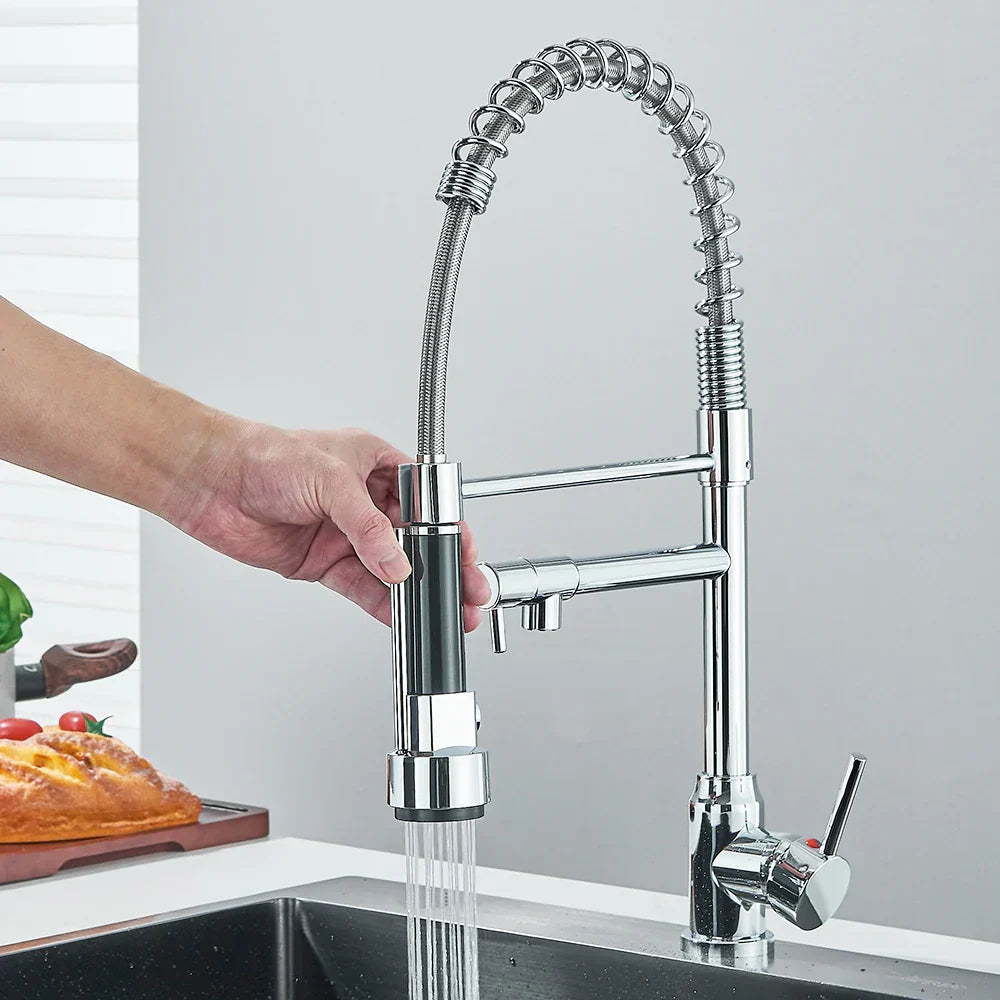 Junips | SpringFlow – Kitchen faucet with dual outlet