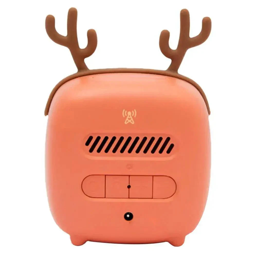 Junips | Cartoon Bunny LED Alarm Clock with Night Light – Rechargeable, Cute Digital Display for Kids & Bedrooms