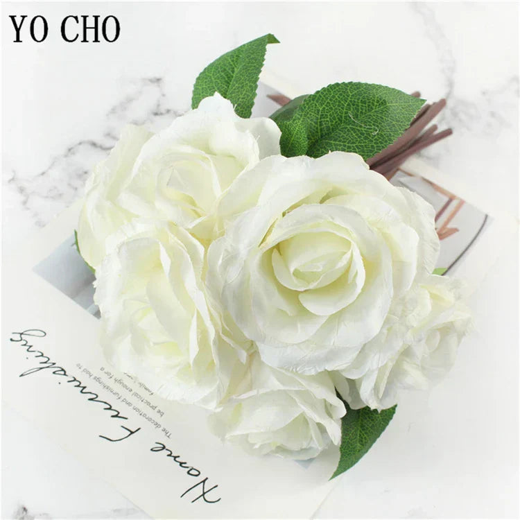 Junips | Large Peony Silk Flower Bouquet Set