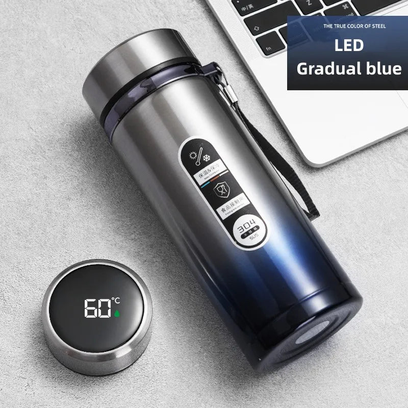 Junips | 800ml-1L Stainless Steel Thermos – Portable Vacuum Flask with LED Temperature Display