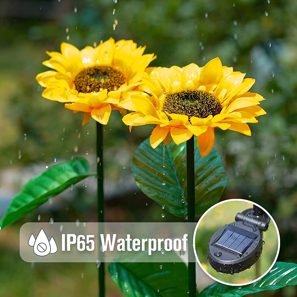Junips | Solar-Sunflowers: Waterproof Garden Joy