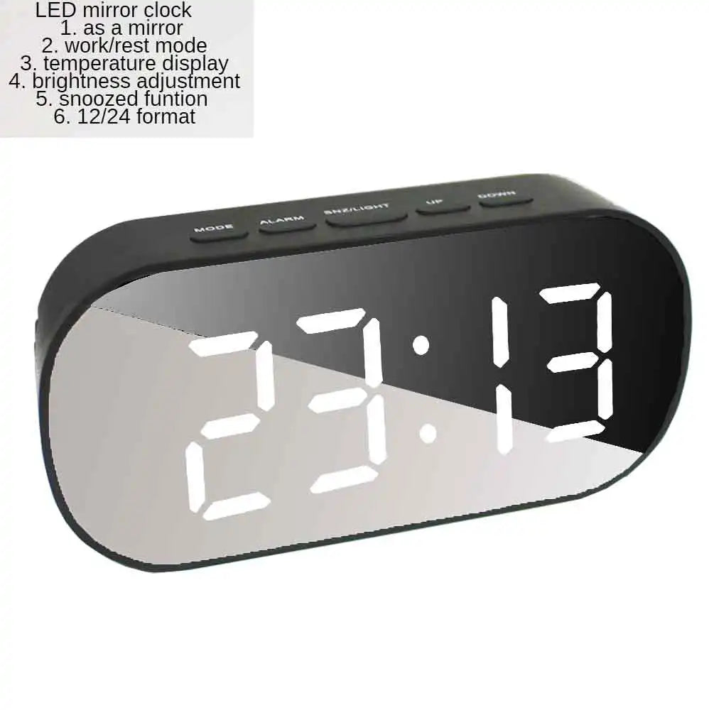 Junips | Curved Screen Digital Alarm Clock
