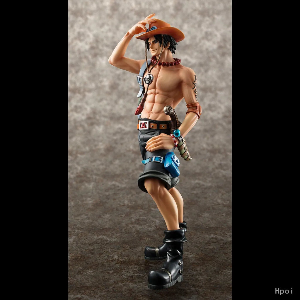 Junips | Figur One Piece DX10th Anniversary Fire Fist Escal D Ace Ruffy Brother Toy Japan Anime Collector Figures PVC Model Toy