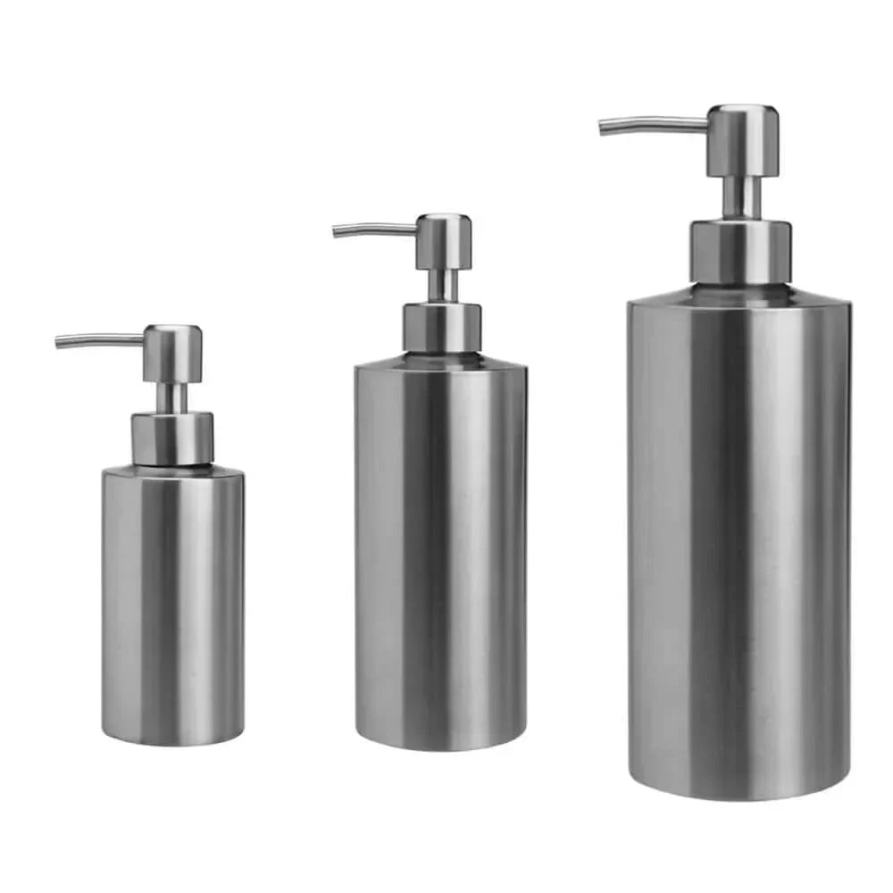 Junips | Elegant Stainless Steel Hand Pump Soap Dispenser 250ml/350ml/550ml