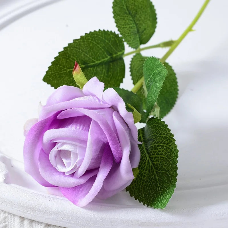 Junips | 20 pieces Realistic Velvet Silk Rose Bouquet