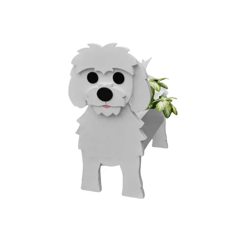 Junips | Flower Pot - Pawsome - Dog Plant Container - Various Breeds