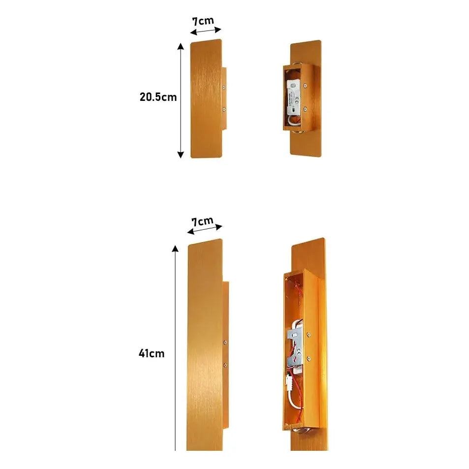 Junips | Light - Modern weatherproof LED wall lamp made of aluminum for outdoor use