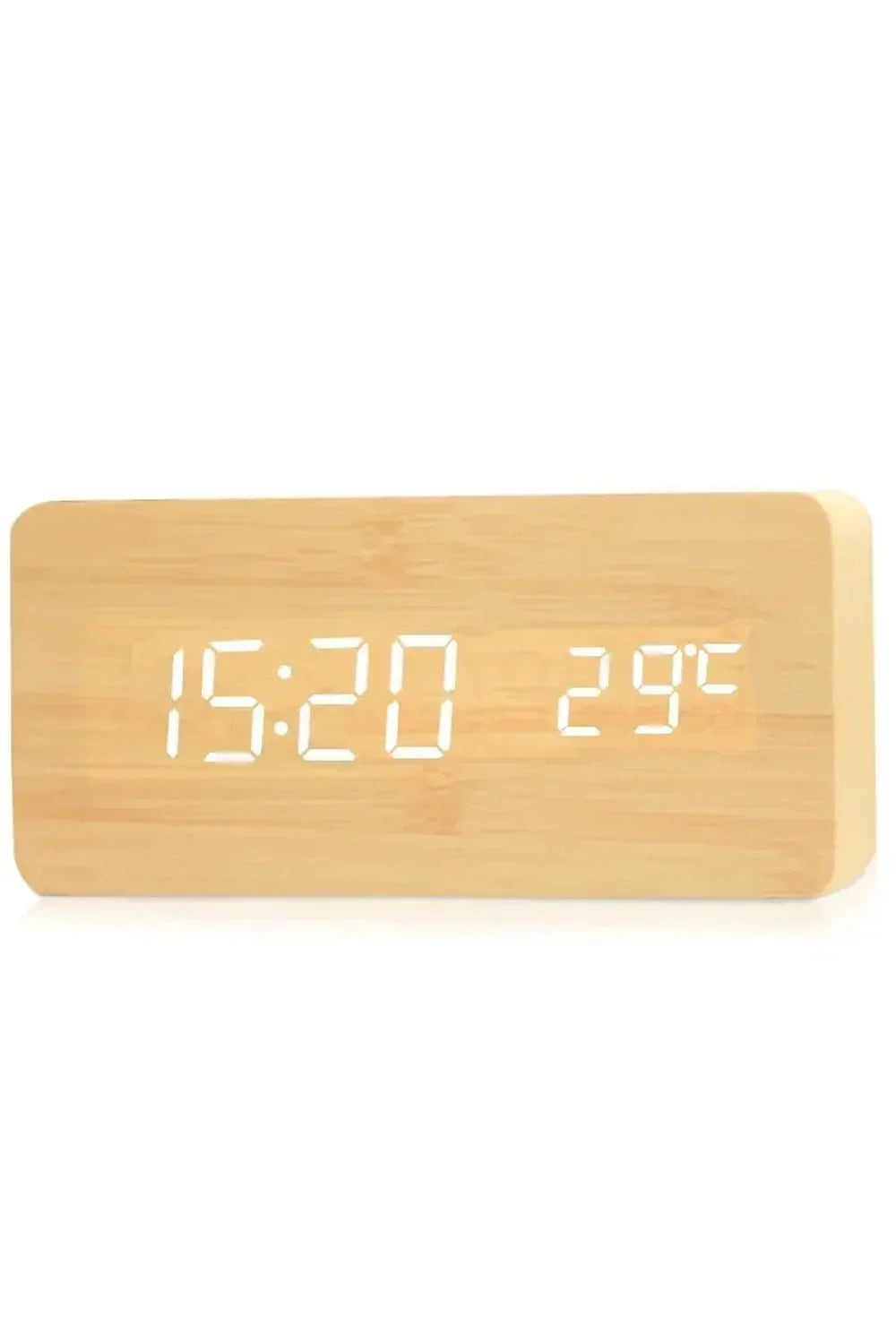 Junips | Wood LED Digital Clock