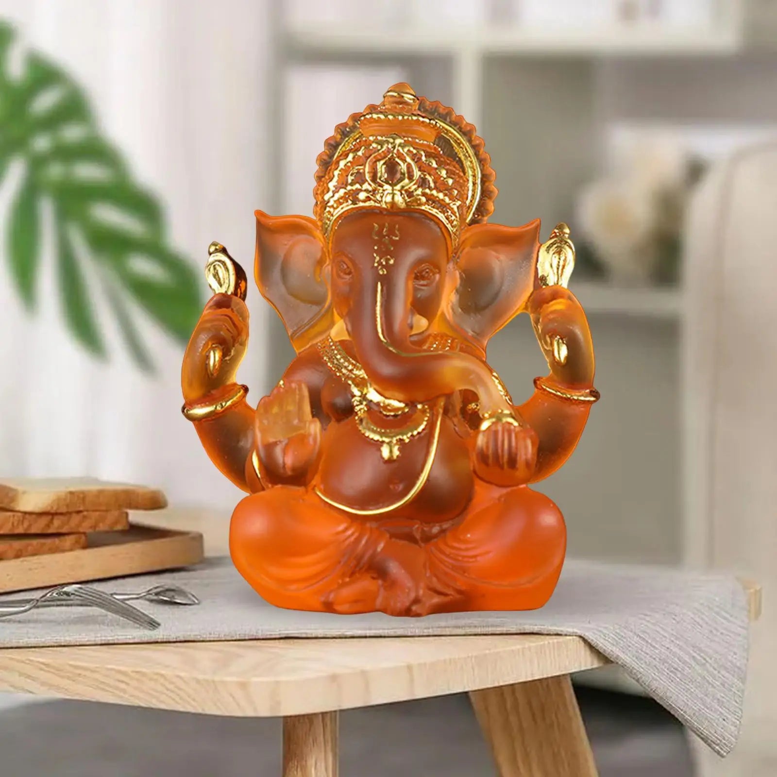 Junips | Rare colored semi-transparent Ganesh statues for luck in your home