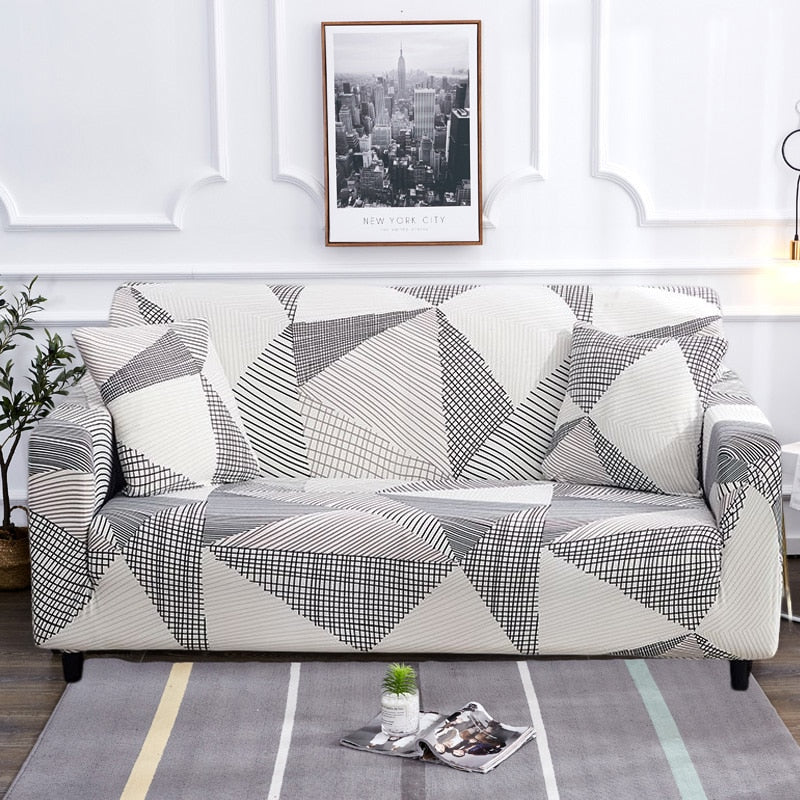 Junips | Modern Non-slip Colorful Elastic Sofa Cover