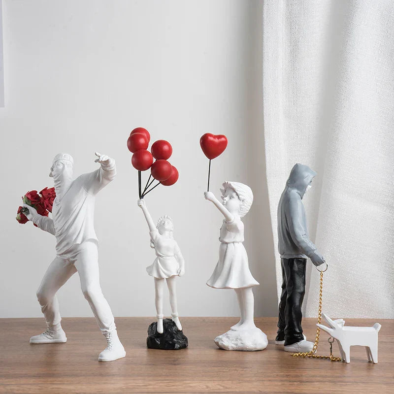 Junips | Banksy inspired sculpture collection
