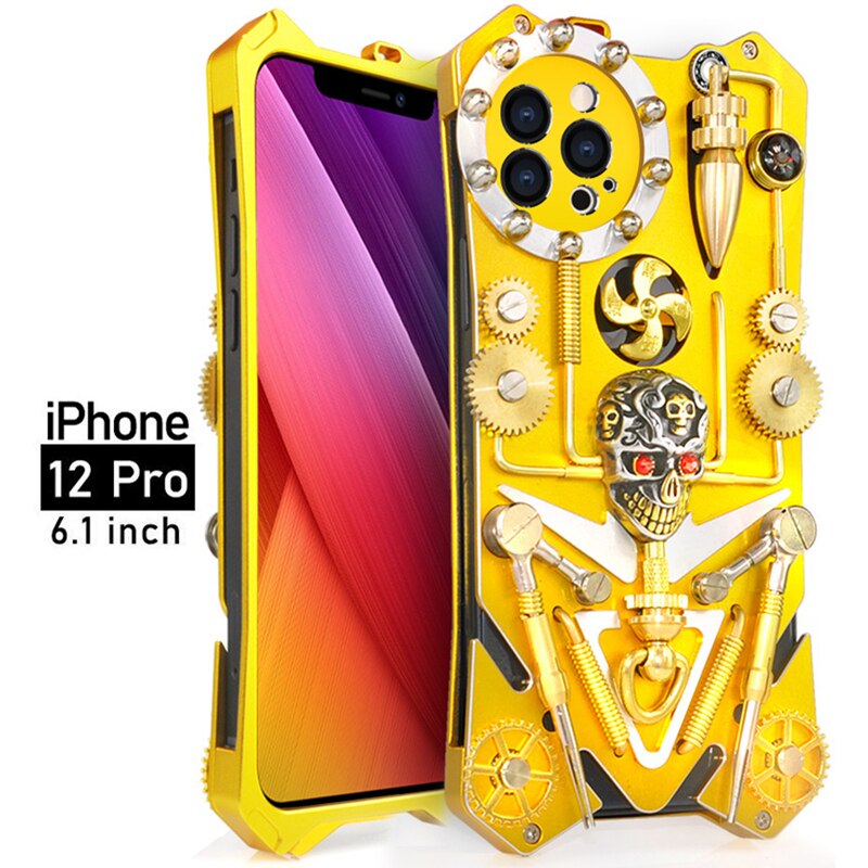 Junips | Mechanic Skull Cyberpunk Style iPhone Case