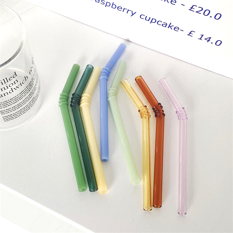 Junips | Glass straw - Set of 4
