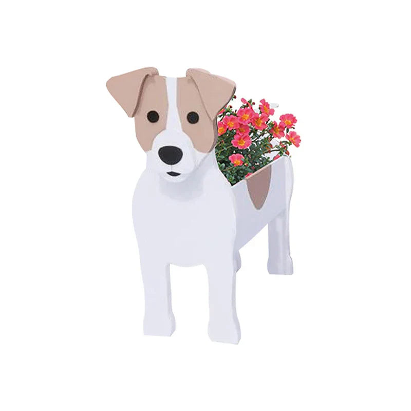 Junips | Flower Pot - Pawsome - Dog Plant Container - Various Breeds