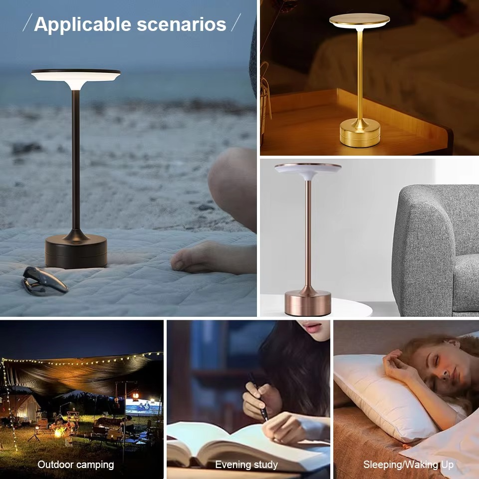 Junips | USB Rechargeable LED Touch Sensor Table Lamp