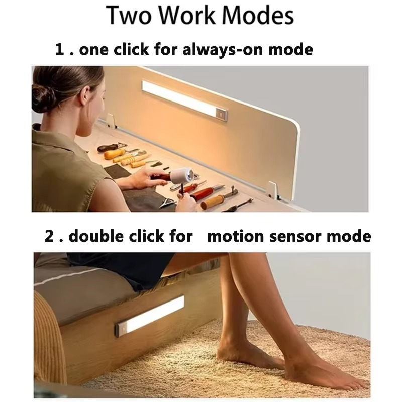 Junips | Smart Sensor LED Night Light - Motion-Activated, Dimmable & Rechargeable