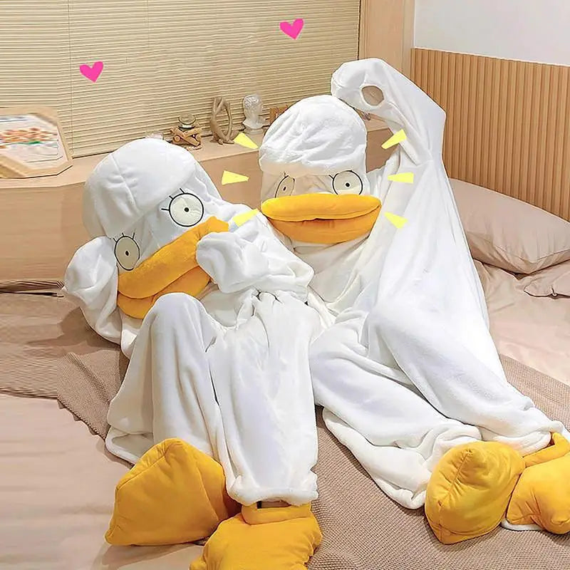 Junips | Confused Duck Warm Adult Pajama Costume