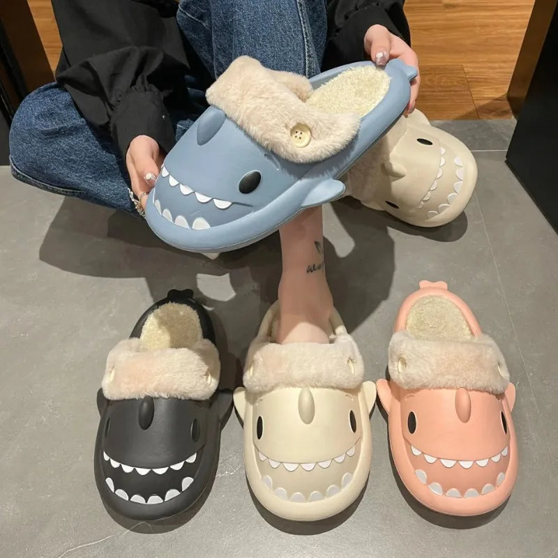Junips | SharkSlides - Funny Cotton Slippers