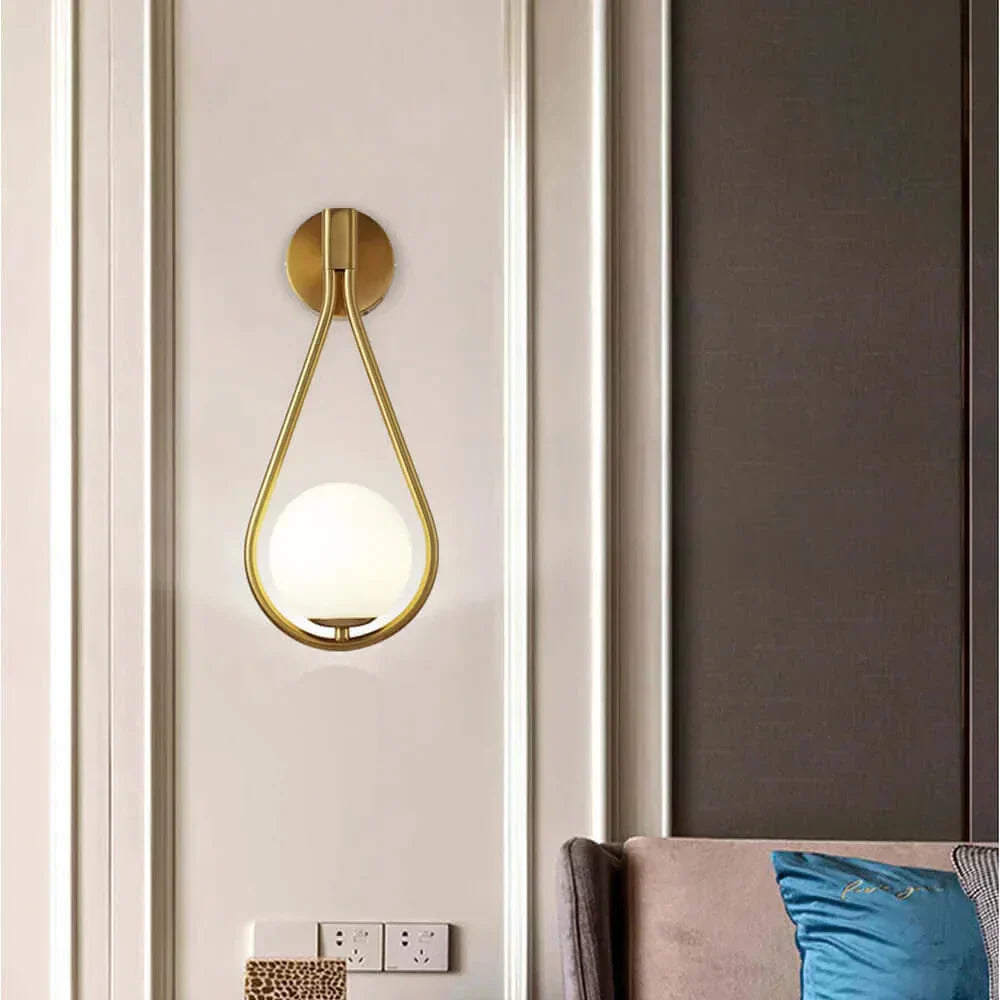 Junips | Drop Luxury Glass Ball Wall Light