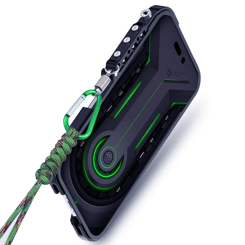 Junips | Tactical Grip Shockproof Alloy Frame iPhone Case
