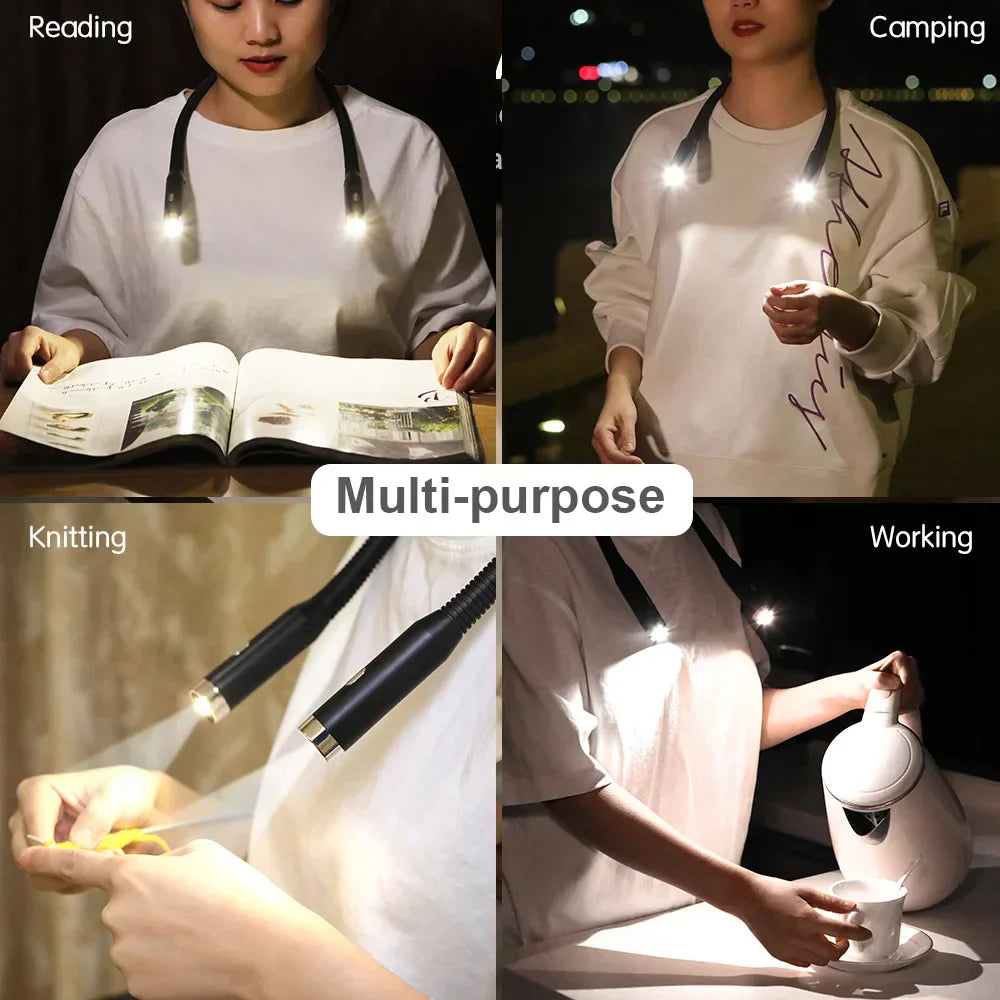 Junips | LED rechargeable neck lamp with 3 modes