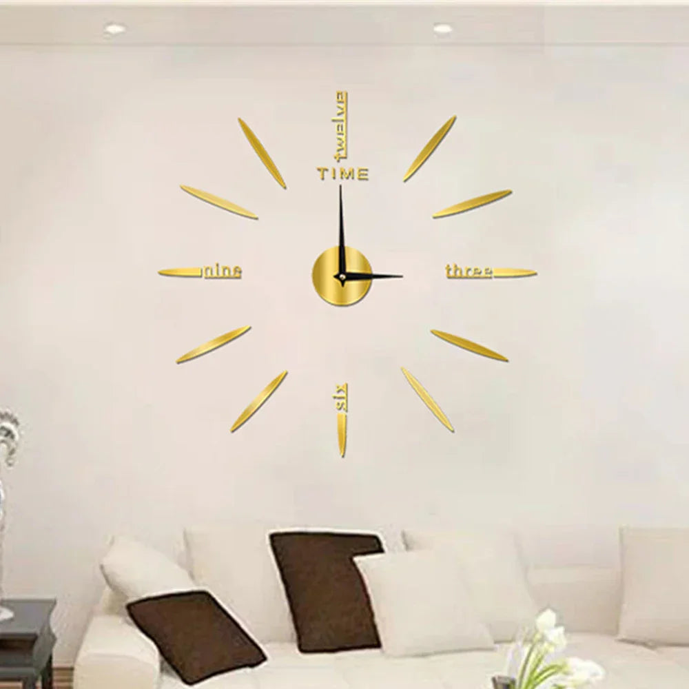 Junips | New large unique style acrylic wall clock