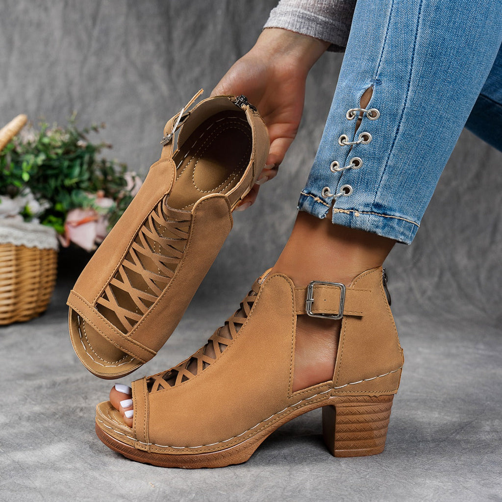Sienna Cutout Sandals